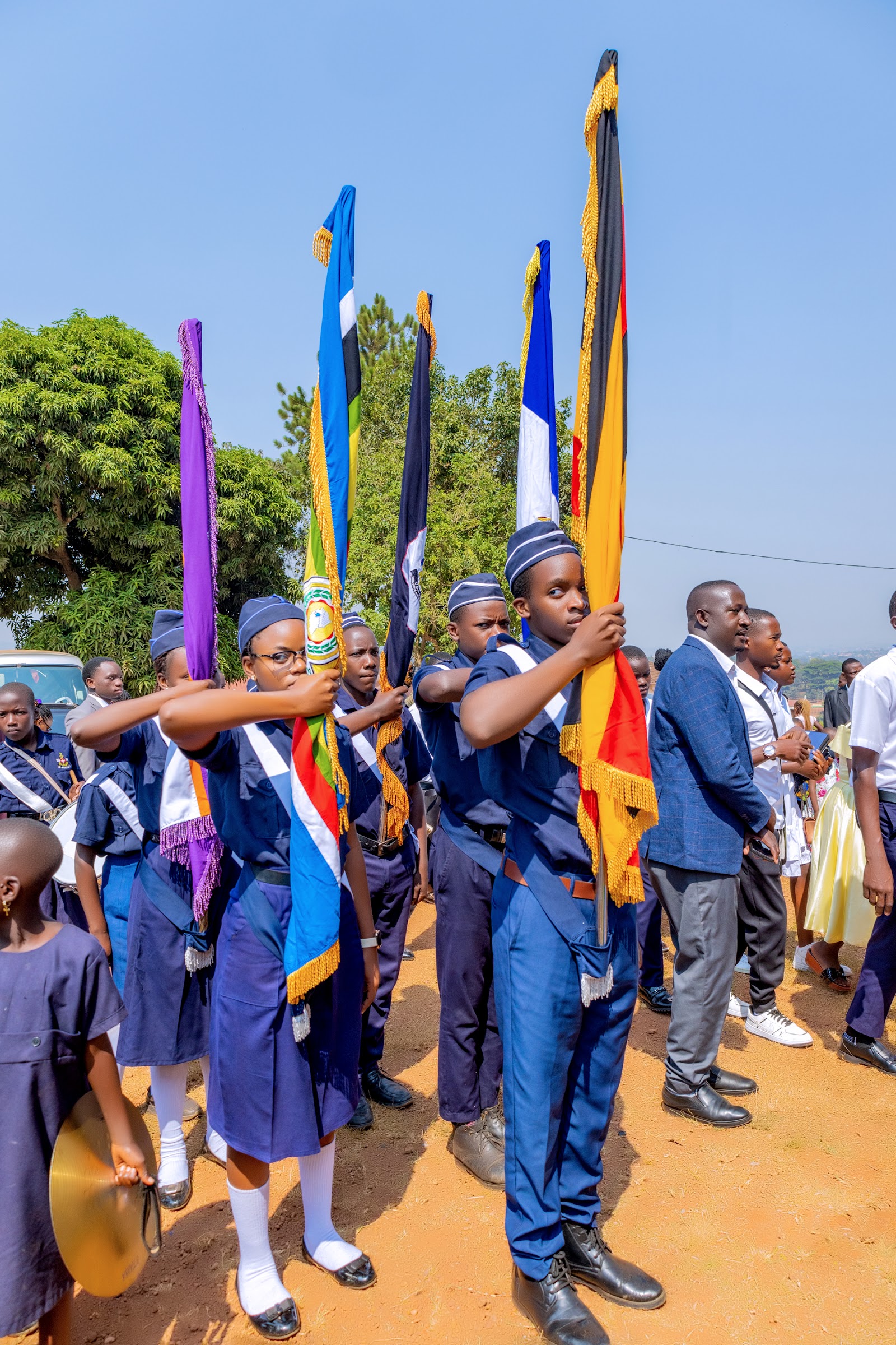 Confirmation 2026 — The parish colour bearers